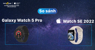 So sánh Apple Watch SE 2022 với Samsung Galaxy Watch 5 Pro
