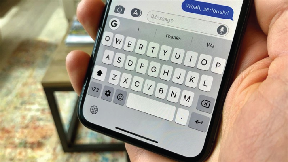 Lỗi bàn phím tiếng Việt trên iOS 16