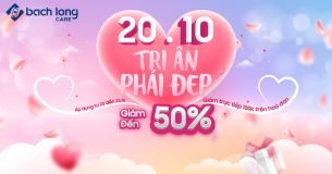 [Tri ân Phái Đẹp – Trao yêu thương] Mừng Ngày Phụ nữ Việt Nam 20.10. Giảm trực tiếp 100.000đ cho khách hàng nữ