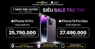 iPhone 14 Pro | iPhone 14 Pro Max tím đang có giá cực sốc tại thị trường Việt Nam
