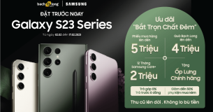 Ưu đãi giảm đến 1.000.000 thanh toán qua VNPAY khi đặt trước Samsung Galaxy S23 Series, lưu lại để mua sắm thêm tiết kiệm nhé!