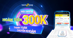 MUA HÀNG LIỀN TAY – HOÀN NGAY ĐẾN 300.000