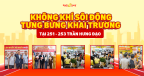 Không khí tưng bừng khai trương Bạch Long Mobile chi nhánh Trần Hưng Đạo “gây bão” phố đi bộ