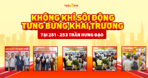 Không khí tưng bừng khai trương Bạch Long Mobile chi nhánh Trần Hưng Đạo “gây bão” phố đi bộ