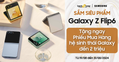 Sắm Galaxy Z Flip6 – Nhận ưu đãi lên đến 2 triệu đồng cho hệ sinh thái Samsung