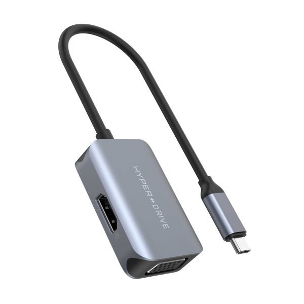 Hub Chuyển Đổi USB-C HyperDrive 2 IN 1 - HDMI|VGA 4K/60HZ