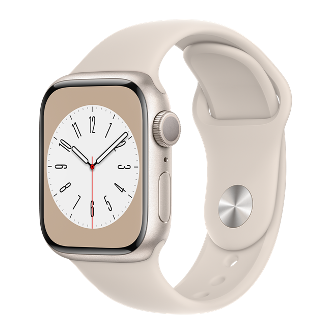 Apple Watch Series 8 (GPS) 41mm Viền Nhôm, Dây Cao Su Chính Hãng