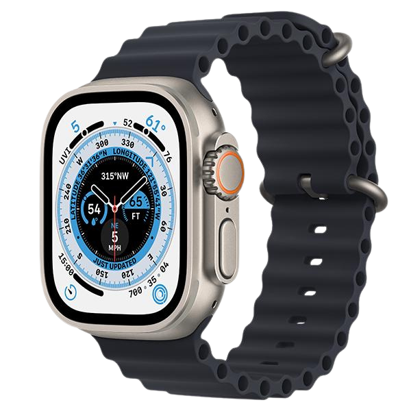 Apple Watch Ultra (LTE) 49mm Viền Titanium, Ocean Band Chính Hãng