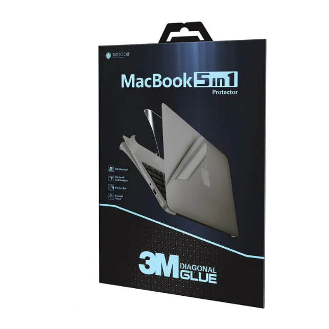 Bộ Skin Dán Mocoll Full 5 In 1 Macbook Pro 13 Inch 2020