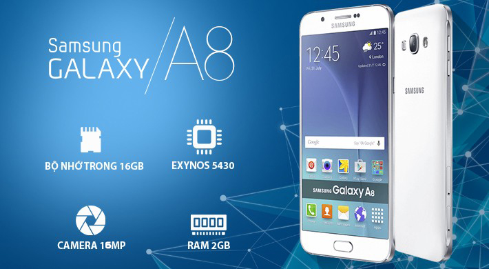 Trên tay Galaxy A8 2016 phiên bản màu xanh coral cực lạ