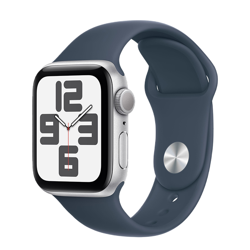 Apple Watch SE 2023 (GPS) 40mm Viền Nhôm, Dây Cao Su Chính Hãng S/M