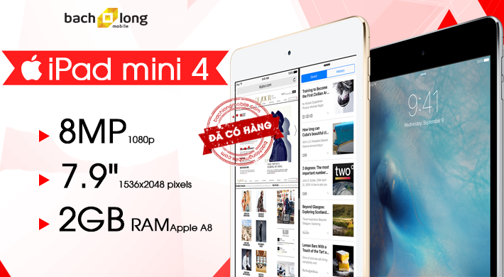 iPad Mini 4 16GB Wifi 3G + 4G (Active Online)