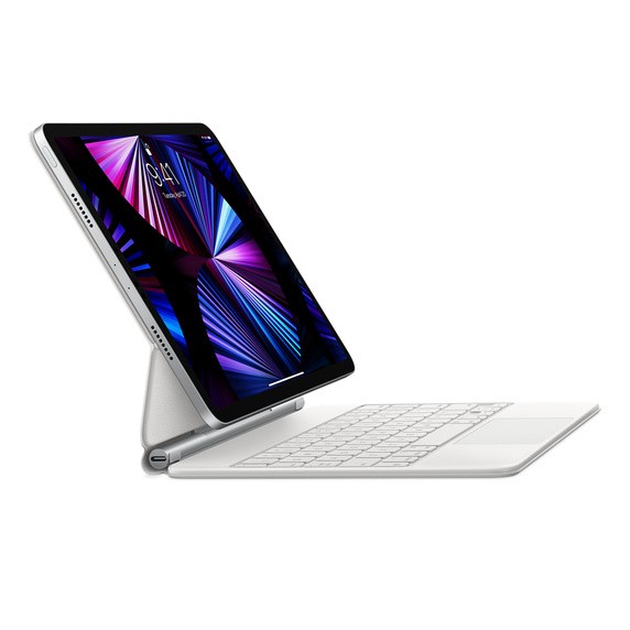 Bàn phím Magic Keyboard cho iPad Pro 11 (2021) White - Chính Hãng Apple VN