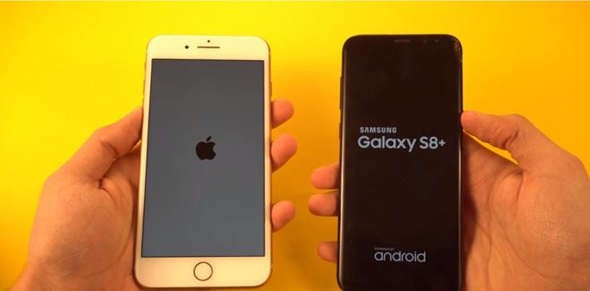 iPhone 8 Plus bất ngờ thua 'sấp mặt' Galaxy S8+ trong bài đo hiệu năng