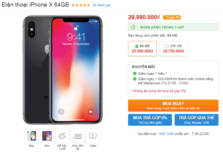 iPhone X chính thức về giá 20.7 triệu đồng, giảm thêm 500k nếu bạn 'dám' làm điều này - 1