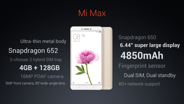 Xiaomi Mi Max chính hãng